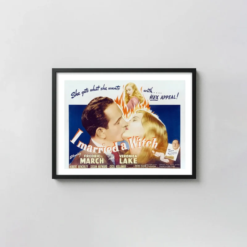I Married a Witch | Movie Poster | Classic Veronica Lake Hex Appeal Print