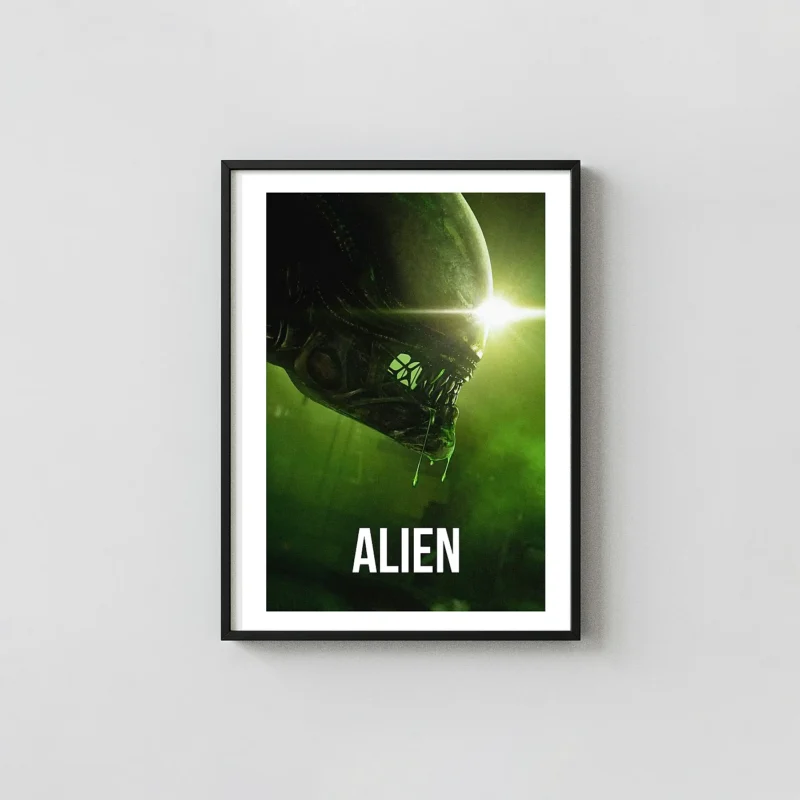 Alien Movie Poster - 1979 Original Theatrical One-Sheet Ridley Scott Sci-Fi Horror Art Print