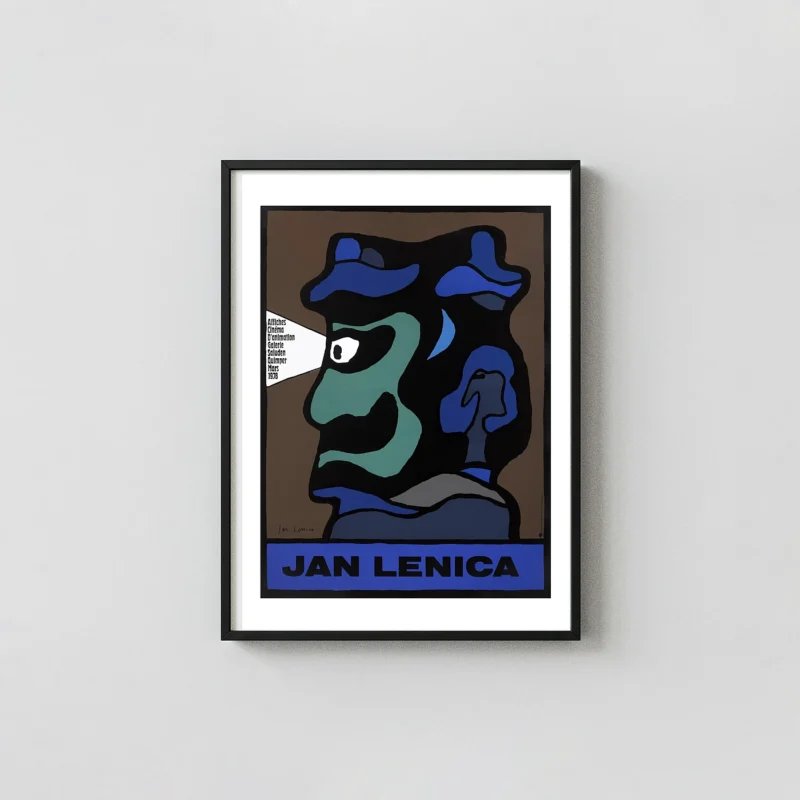 Jan Lenica | Abstract Graphic Art Poster | 1978 French Exhibition Print
