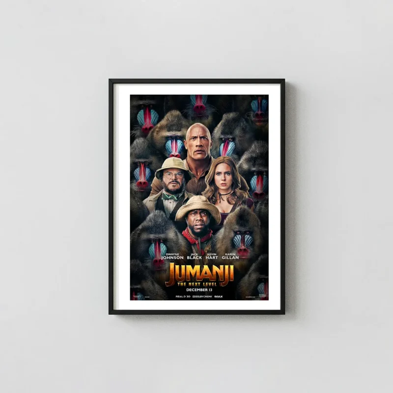 Jumanji: The Next Level | Movie Poster | Mandrill Jungle Art Print