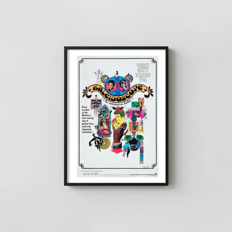 Kaleidoscope (1966) Movie Poster | Bob Peak Psychedelic Art Print