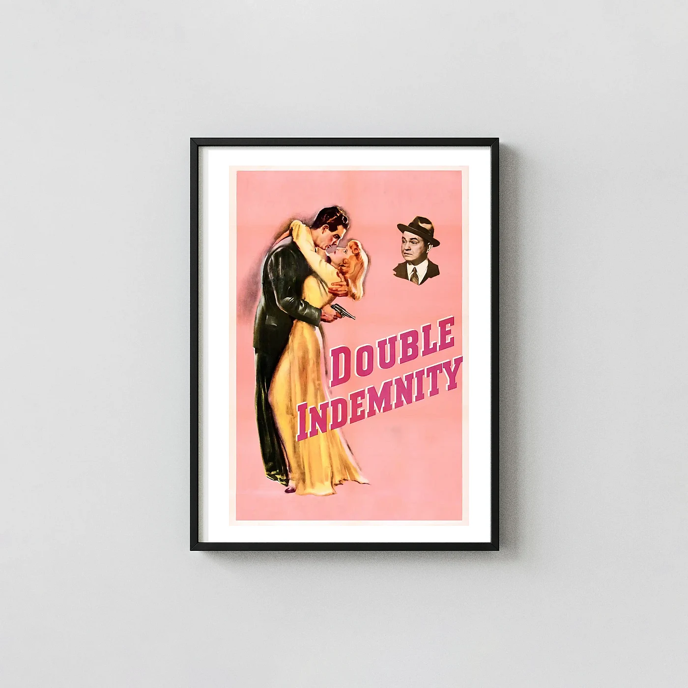 Double Indemnity Movie Poster Classic Film Noir - movie poster wall art print