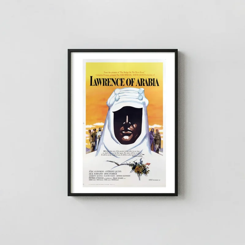 Lawrence of Arabia | Movie Poster | Iconic Shadow Cloak Design