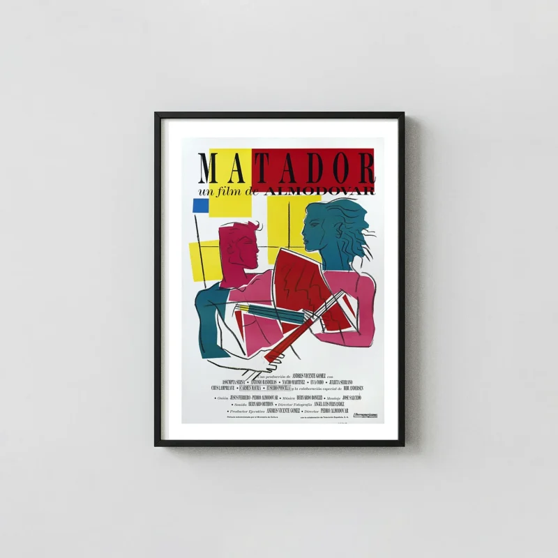 Matador | Pedro Almodóvar Movie Poster | Vintage Pop Art Style Print