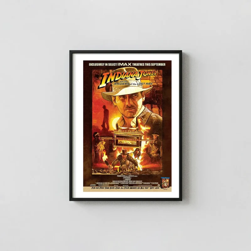 Raiders of the Lost Ark | Movie Poster | Indiana Jones Adventure Wall Art