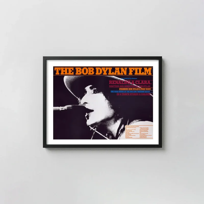 Renaldo & Clara Bob Dylan | Movie Poster | Vintage 1978 Film Print