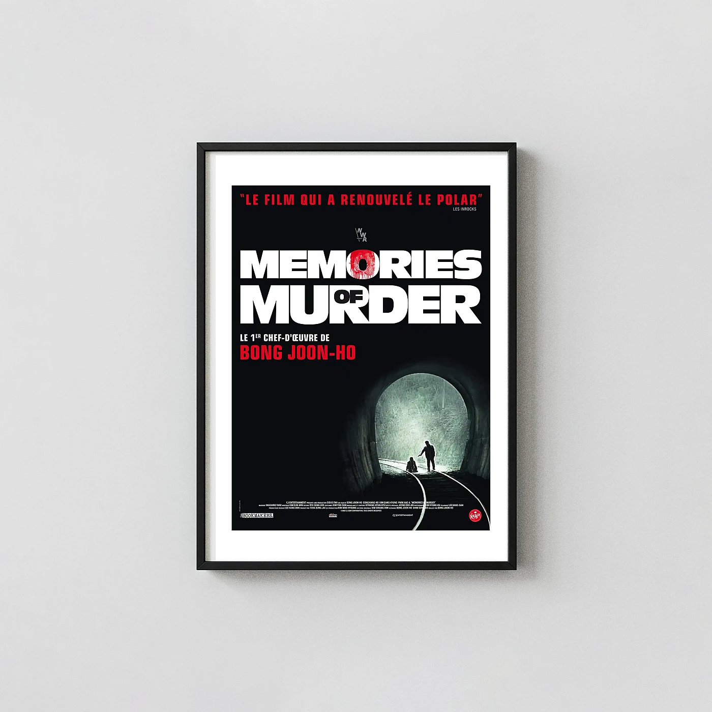 Memories of Murder | Movie Poster | Iconic Tunnel Scene Movie Posters xe2x80x93 Portrait Frame Wall Art Mockup | MerchFuse