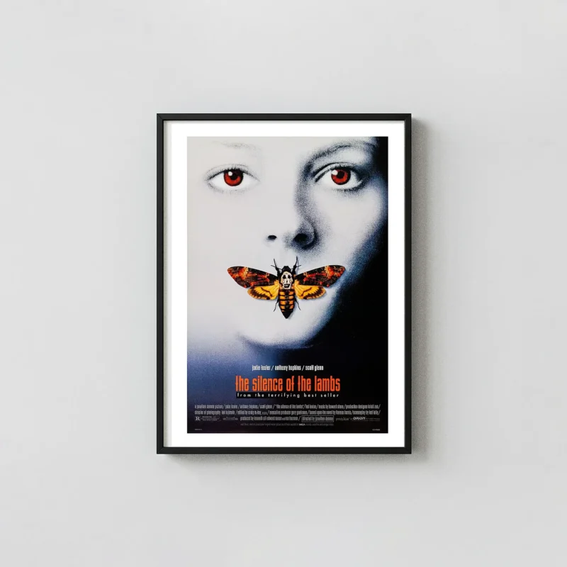 The Silence of the Lambs | Movie Poster | Death's-head Moth Art Print