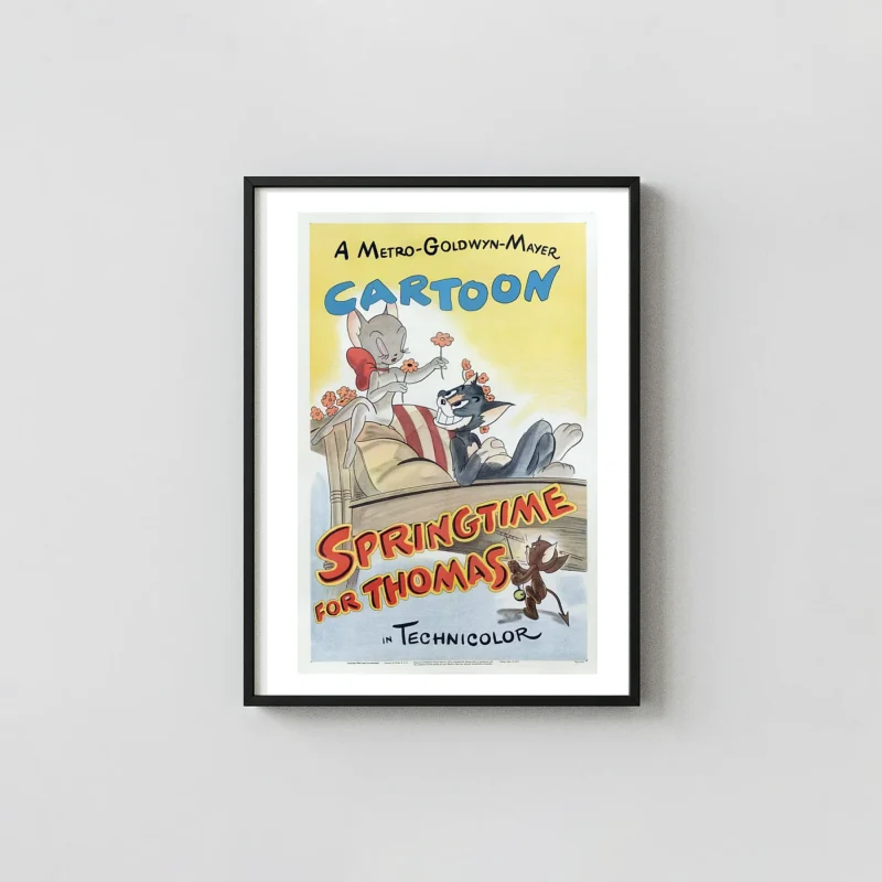 Springtime for Thomas 1946 Movie Poster — Vintage Classic Film Print
