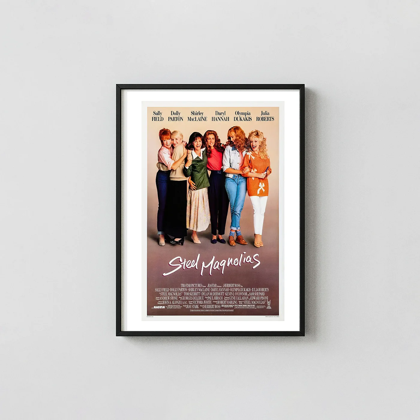 Steel Magnolias 1989 Poster - Classic Drama Movie Wall Art Print Steel Magnolias 1989 Poster - Classic Drama Movie Wall Movie Posters Xe2X80X93 Portrait Frame Wall Art Mockup | Merchfuse