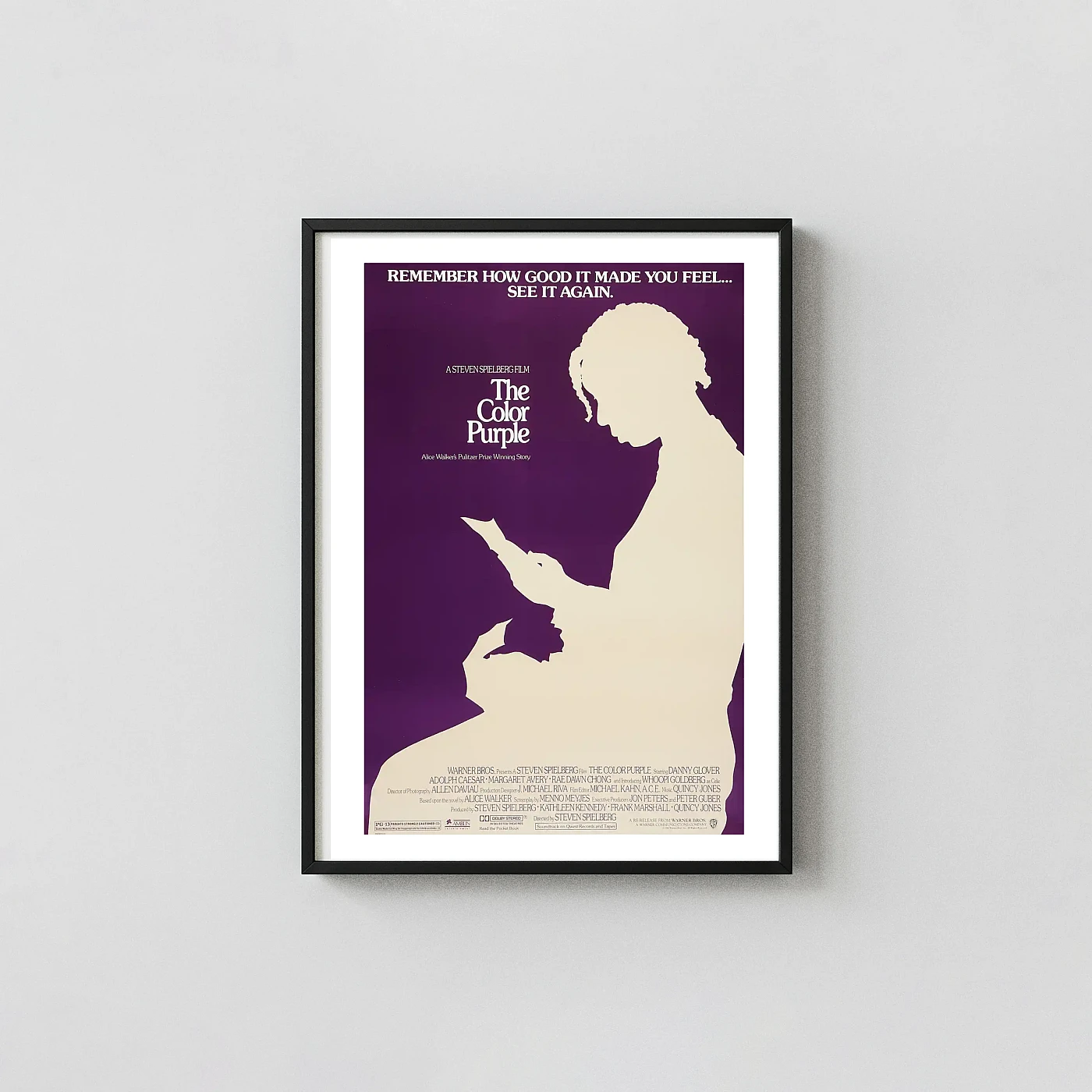 The Color Purple Poster - 1985 Steven Spielberg Drama Wall Movie Posters xe2x80x93 Portrait Frame Wall Art Mockup | MerchFuse
