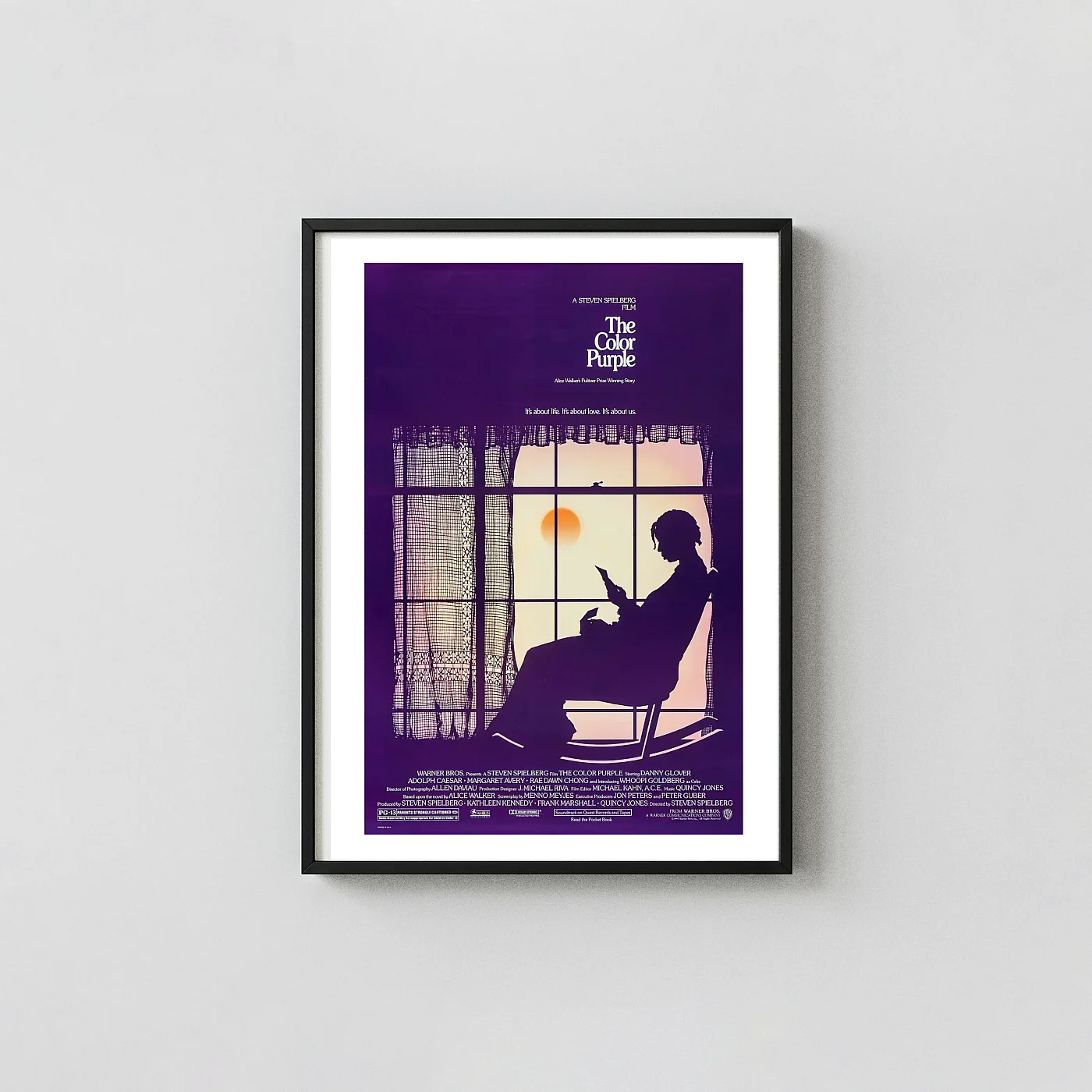 The Color Purple Poster - 1985 Alternate Design Variant Wall Movie Posters xe2x80x93 Portrait Frame Wall Art Mockup | MerchFuse