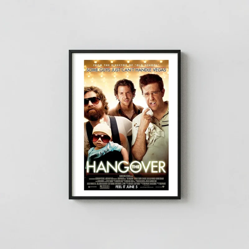 The Hangover Poster — 2009 Comedy Movie Wall Art Print