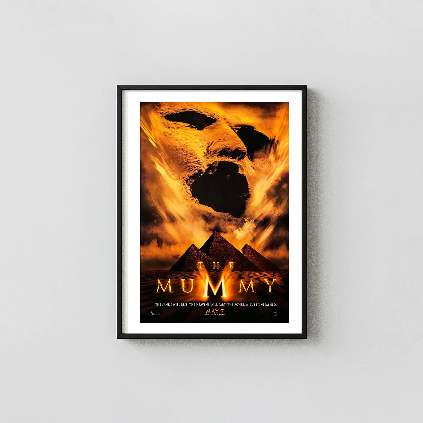 The Mummy 1999 Poster | Adventure Movie Poster – Wall Horror Movies Posters xe2x80x93 Portrait Frame Wall Art Mockup | MerchFuse