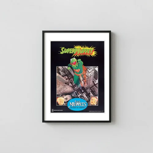 The Muppet Movie (1980) ITC Poster — British Release Wall Art Print