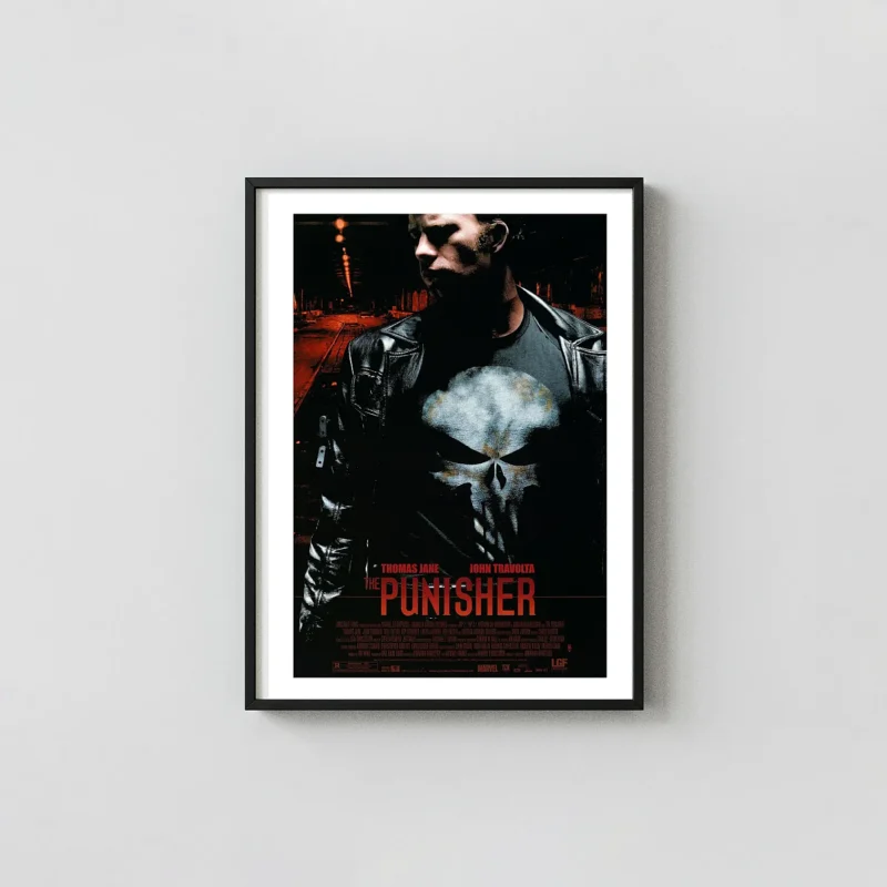 The Punisher Movie Poster — Marvel Action Comic Wall Art Print