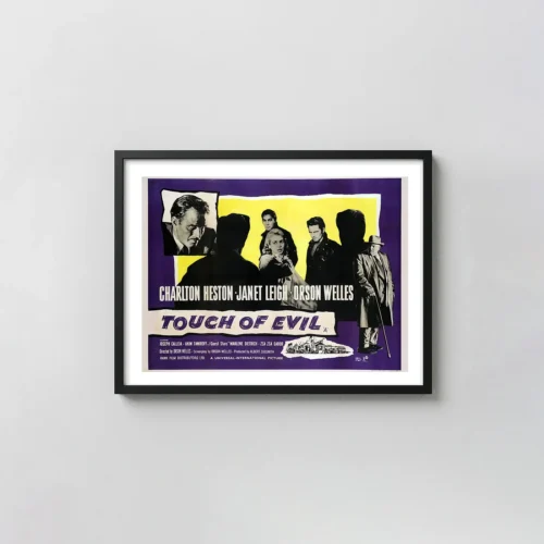 Touch of Evil (1958) British Movie Poster — Film Noir Wall Art Print