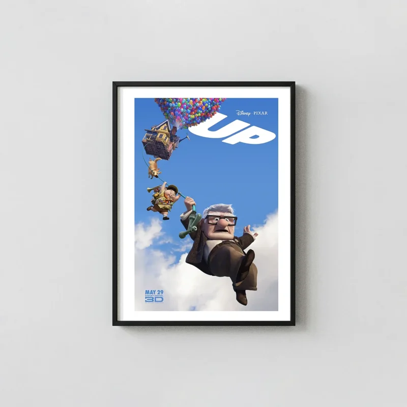 Up (2009) Movie Poster - Pixar Adventure Wall Art Print
