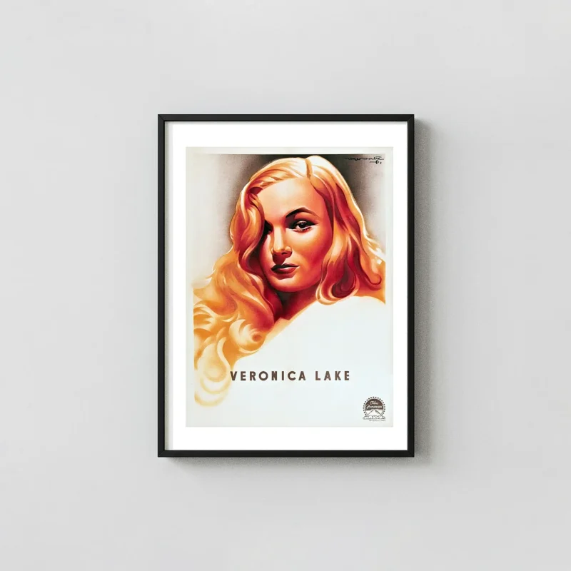 Veronica Lake Poster - Paramount 1944 Vintage Photo Print