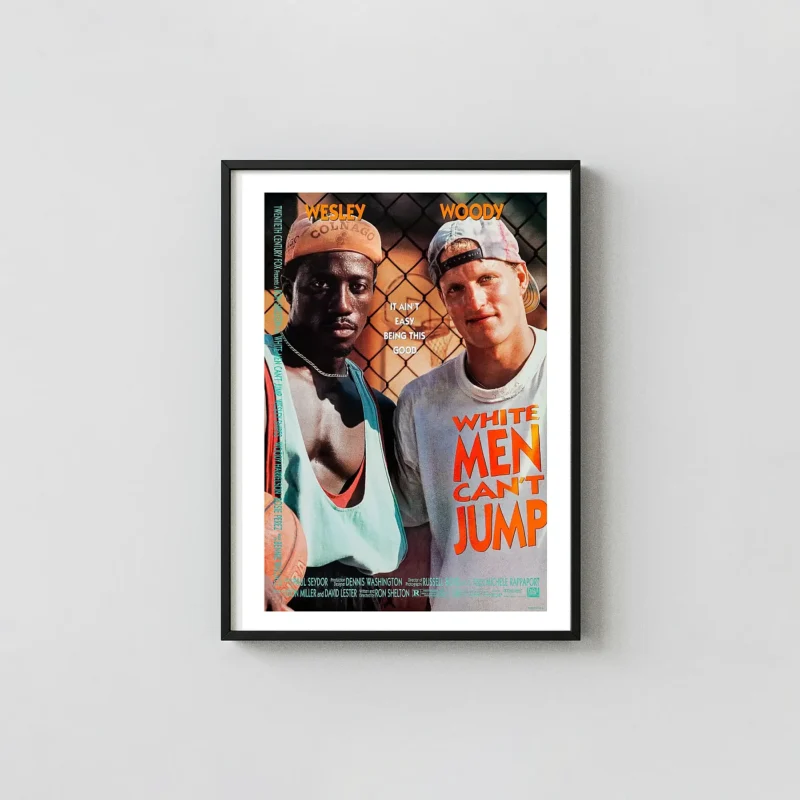 White Men Can't Jump (1992) Movie Poster - Sports Comedy Wall Art