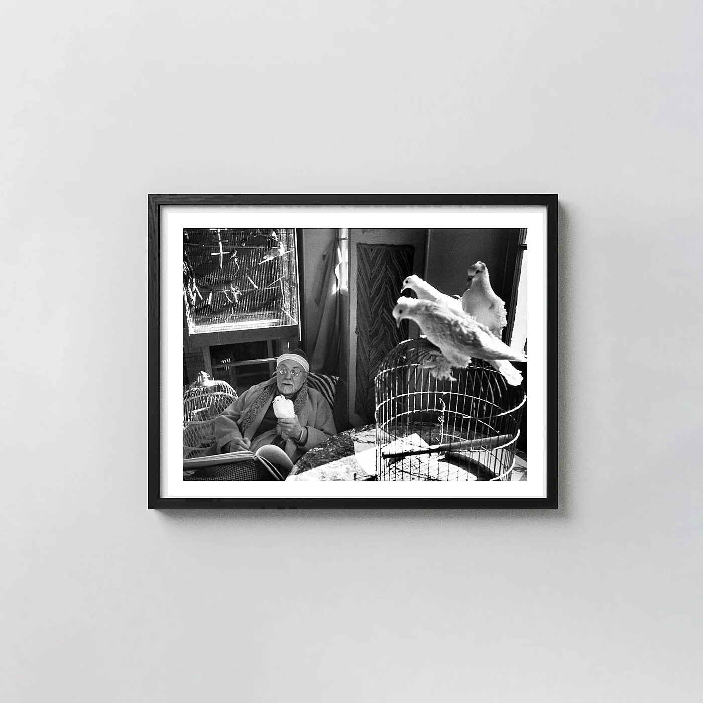 Henri Matisse Portrait Print, Cartier-Bresson Vence 1944 photography print - photography wall art print