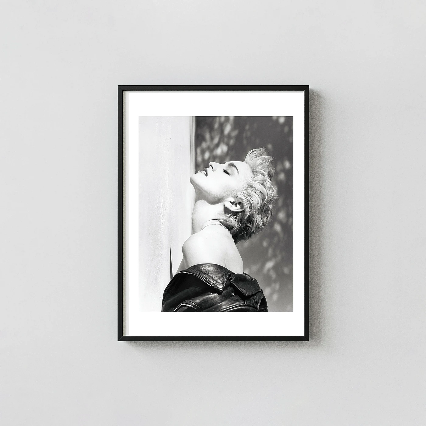 Herb Ritts Poster - Madonna True Blue Hollywood 1986 Black and White Portrait Photography Prints xe2x80x93 Portrait Frame Wall Art Mockup | MerchFuse