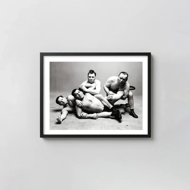 Irving Penn Art Poster - Dusek Brothers New York 1948 Portrait Photography Print