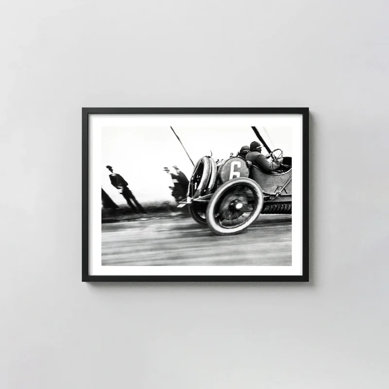 Jacques Henri Lartigue Photography Print, Grand Prix ACF 1913 Vintage Racing Wall Art