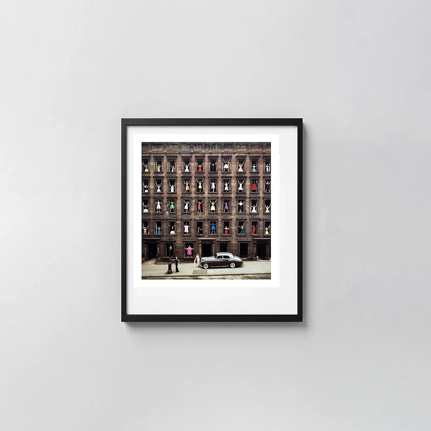 Ormond Gigli Poster, Girls in the Windows New York City 1960 Photography - photography wall art print