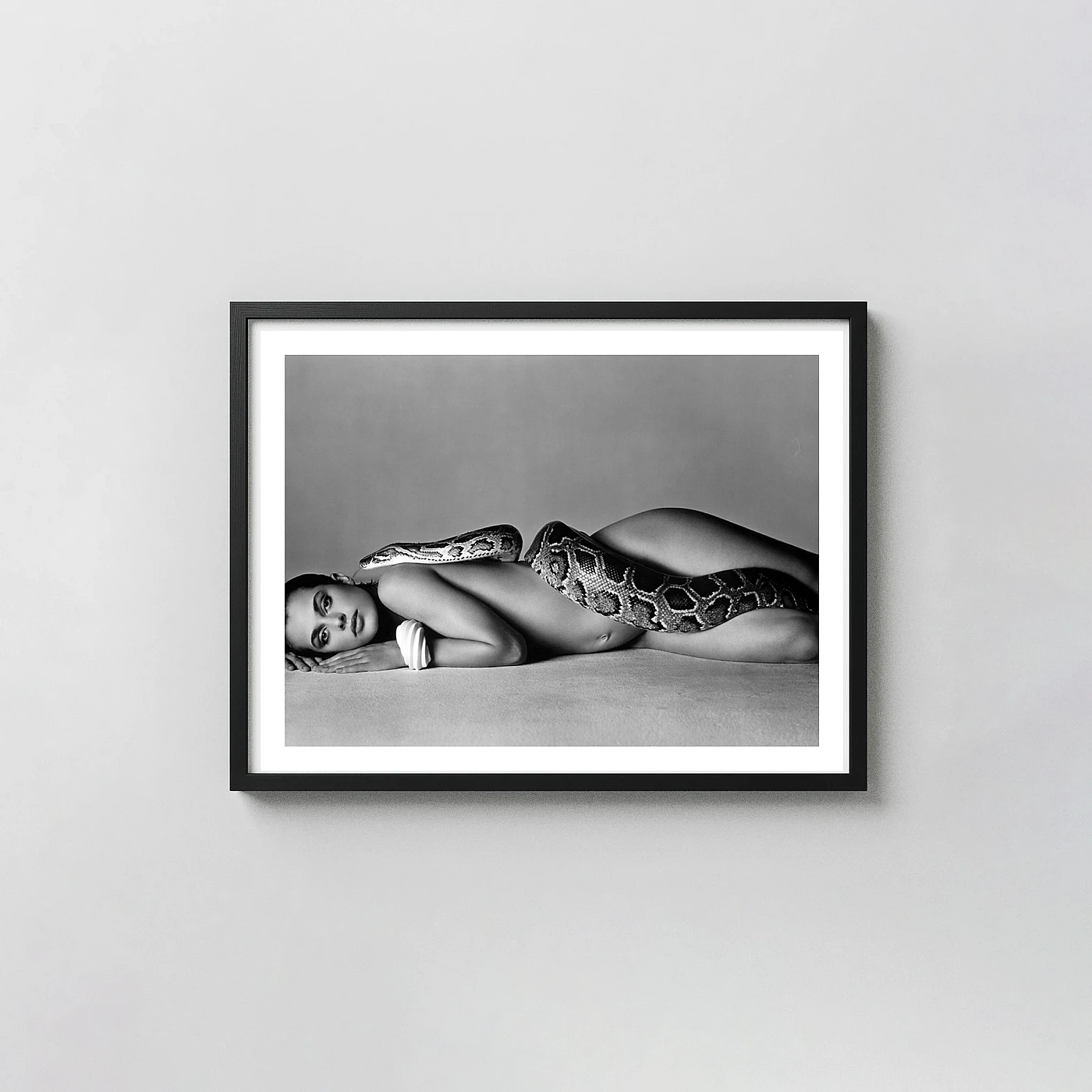 Nastassja Kinski And The Serpent Print, Richard Avedon Wall Art Poster Nastassja Kinski And The Serpent Print, Richard Avedon Wall Art Photography Prints Xe2X80X93 Landscape Frame Wall Art Mockup | Merchfuse