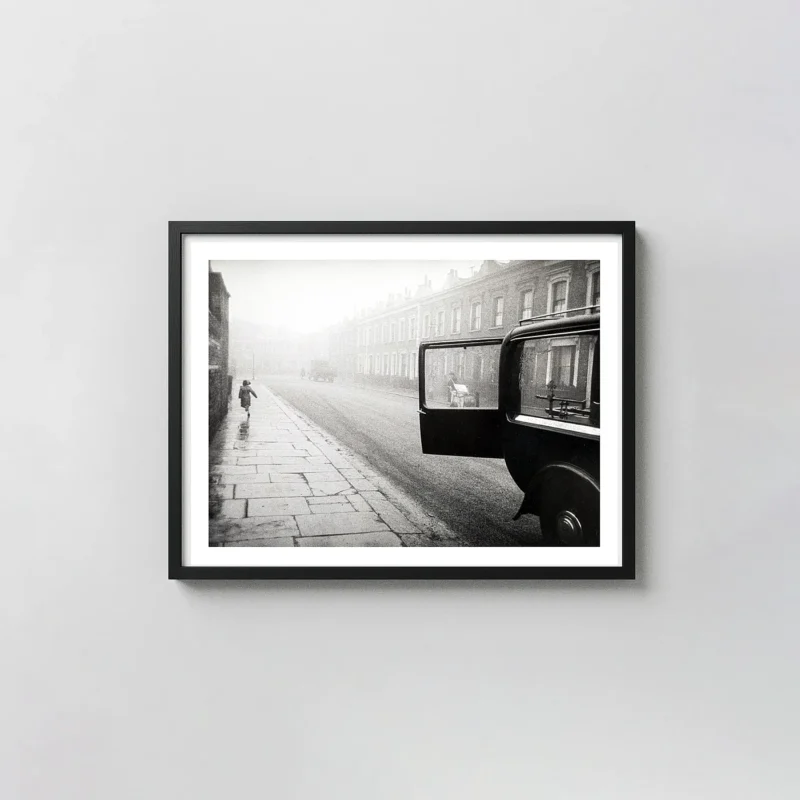 Robert Frank Photography Poster, London Belsize Crescent 1951 Vintage Print