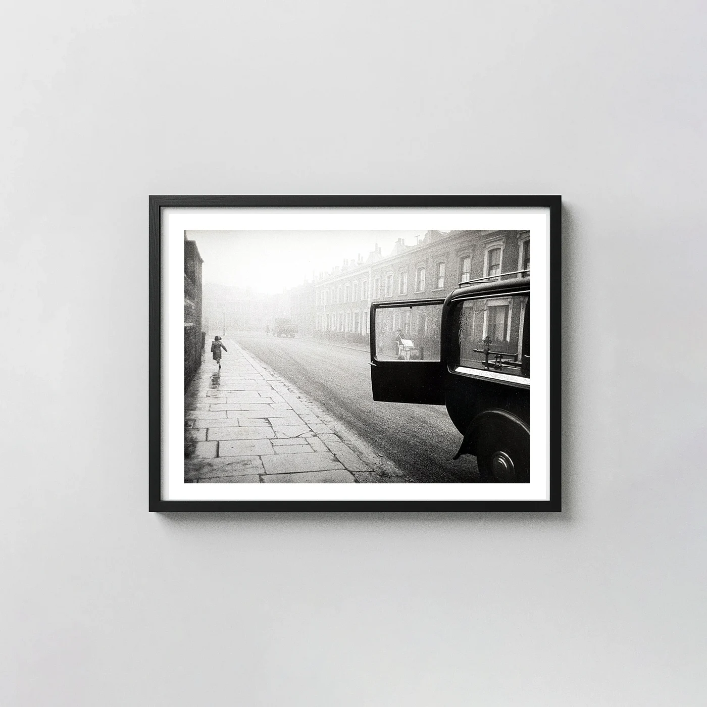 Robert Frank Photography Poster, London Belsize Crescent 1951 Vintage - photography wall art print