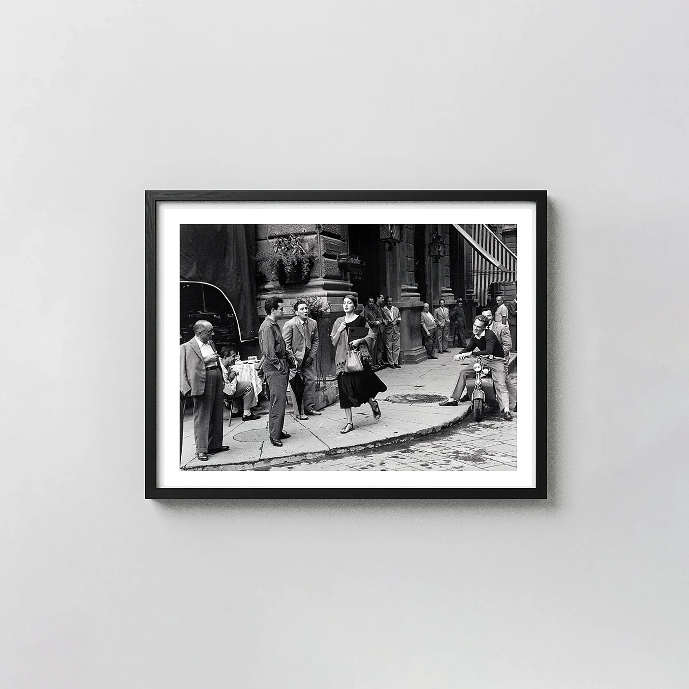 American Girl in Italy Poster, Ruth Orkin 1951 Vintage Photography - photography wall art print