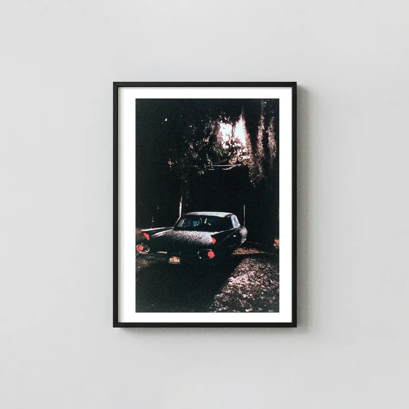 William Eggleston Photography Print, Black Cadillac Louisiana, 1996 Color Wall Art