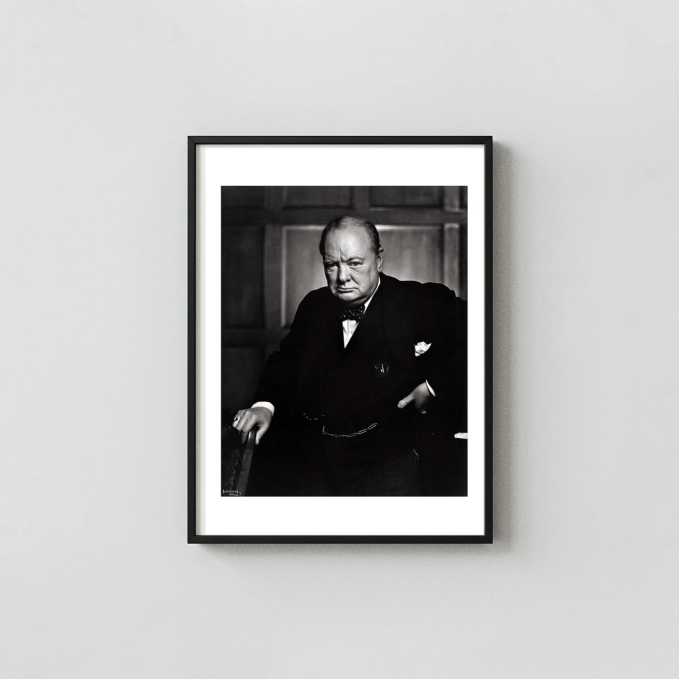 Yousuf Karsh Winston Churchill Portrait Print, 1941 Photography - photography wall art print