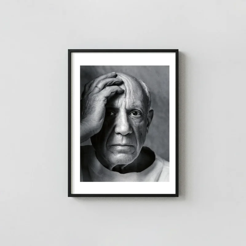 Pablo Picasso Portrait Poster, Arnold Newman Vallauris 1954 Photo Print