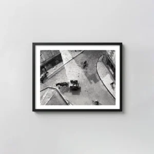 Andre Kertesz Poster, Carrefour Blois 1930 Vintage Photography Photography Prints xe2x80x93 Landscape Frame Wall Art Mockup | MerchFuse