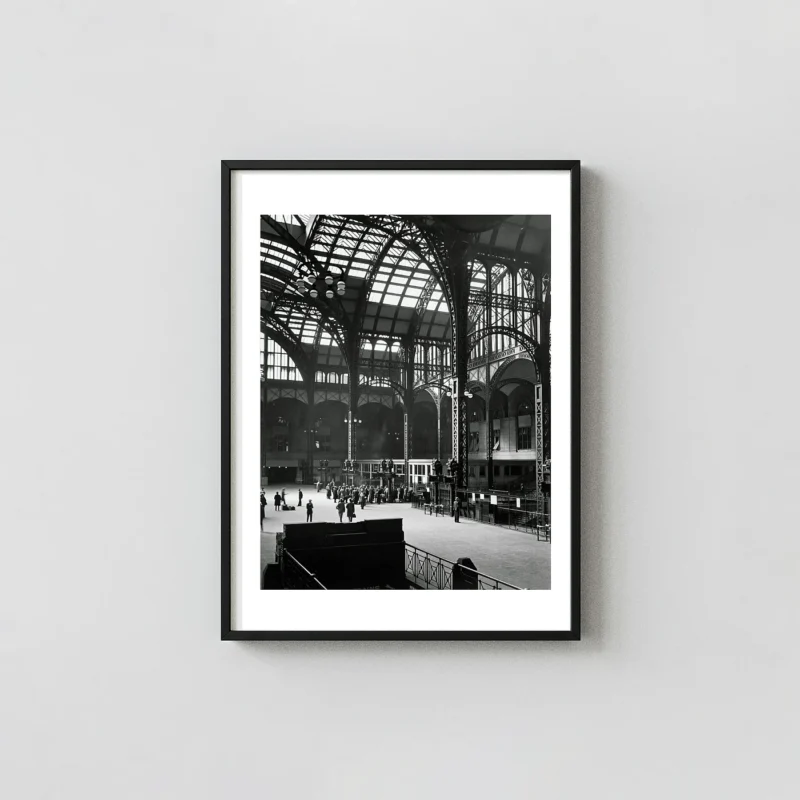 Berenice Abbott Print, Pennsylvania Station Interior New York 1936