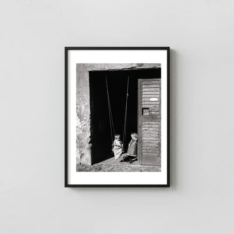André Kertész Poster, The Swing Hungary c.1920 Fine Art Photography Print