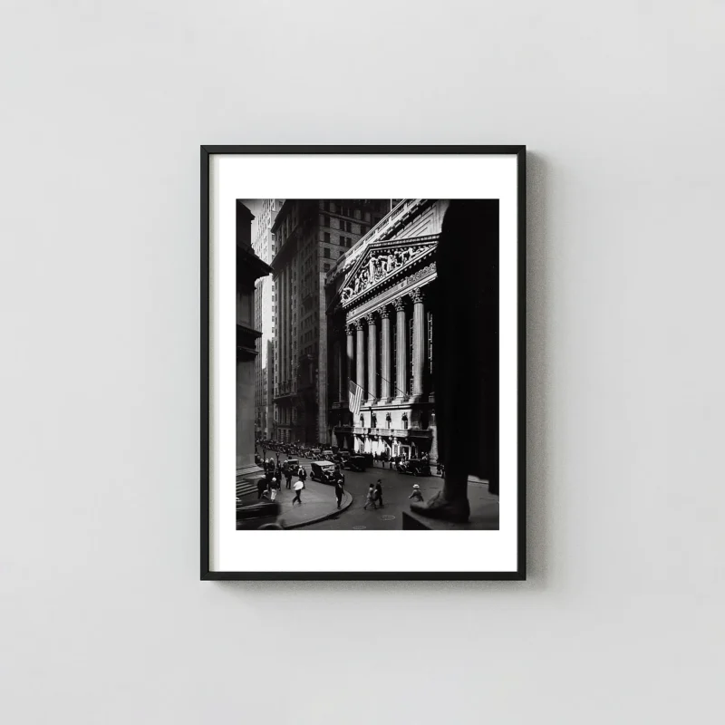 Berenice Abbott Photography Poster, New York Stock Exchange 1936 Print