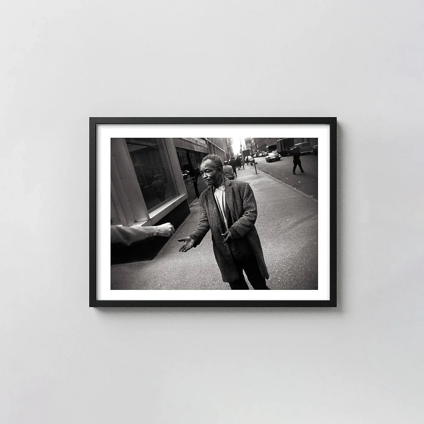 Garry Winogrand Poster, NYC Beggar 1968 Street Photography - photography wall art print