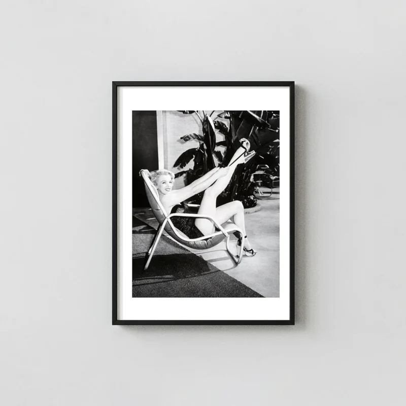Marilyn Monroe Poster, Frank Worth Portrait Photo Print