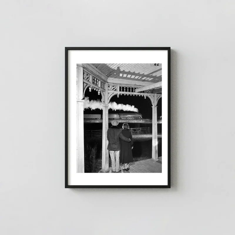 O. Winston Link Photography Print, The Popes and the Last Steam Passenger Train (1957) Photography Print — Wall Art
