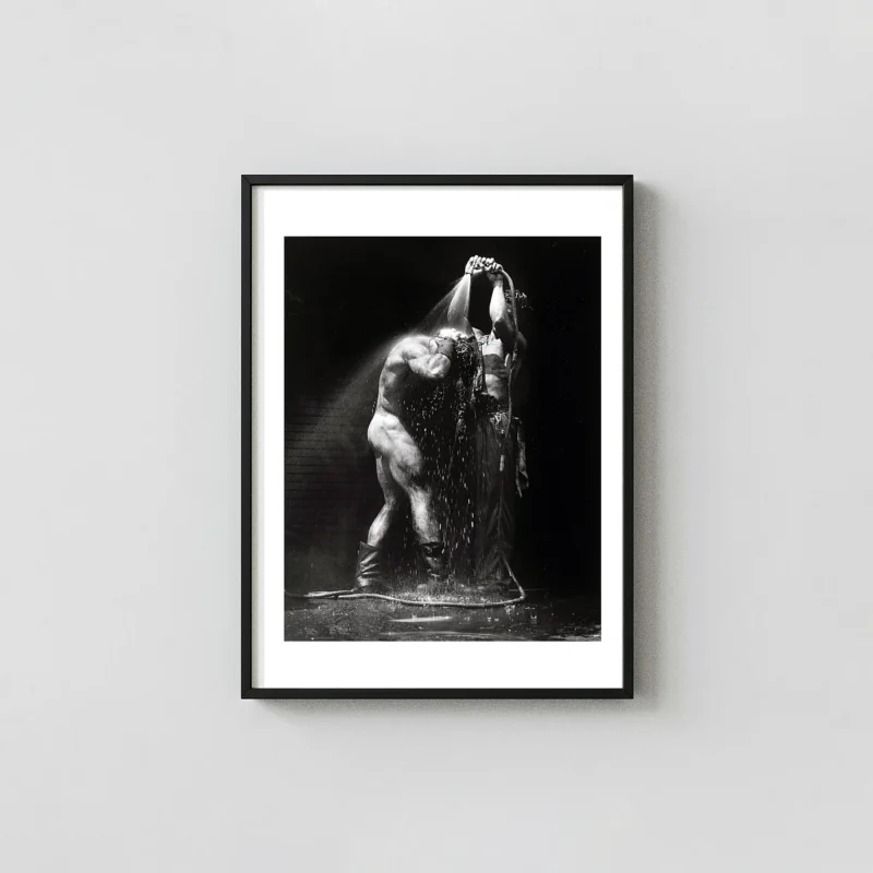 Herb Ritts Print, Dan and Fred, Hollywood (1984) Black and White Male Portrait Wall Art