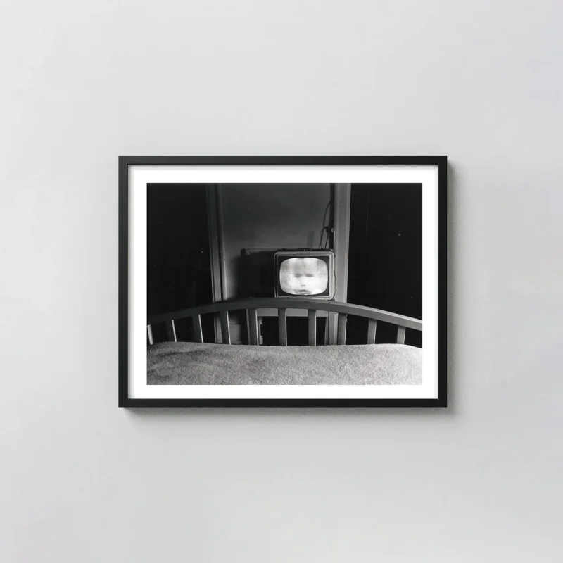 Lee Friedlander Print, TV in Hotel Room, Galax, Virginia (1962) American Social Landscape Wall Art