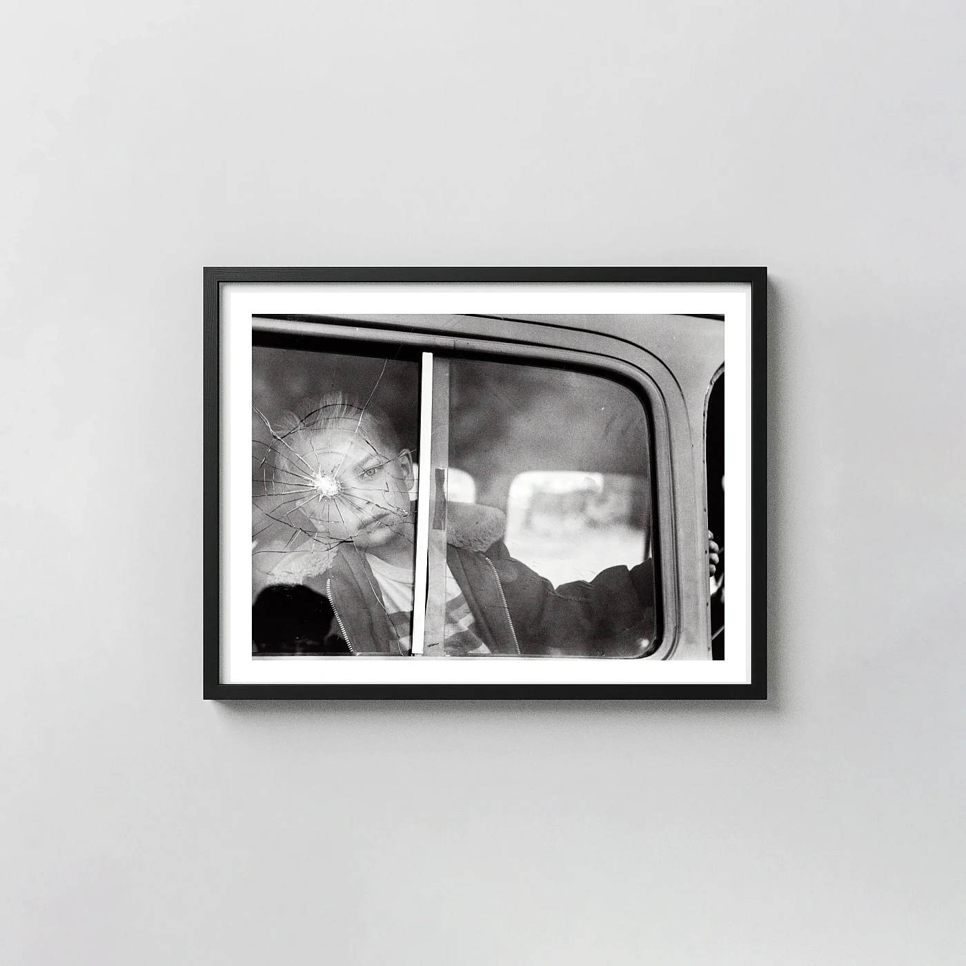 Elliott Erwitt Print, Child at Broken Window, Colorado (1955) Street Photography - photography wall art print
