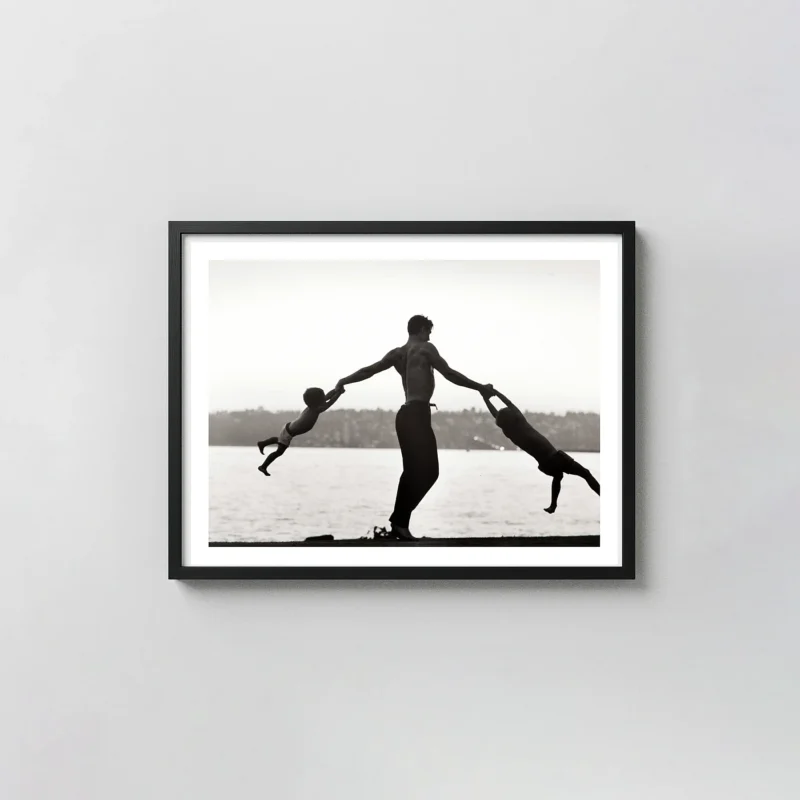 John Dominis Print | Jacques d'Amboise and Sons (1962) Vintage Dance Photography Wall Art