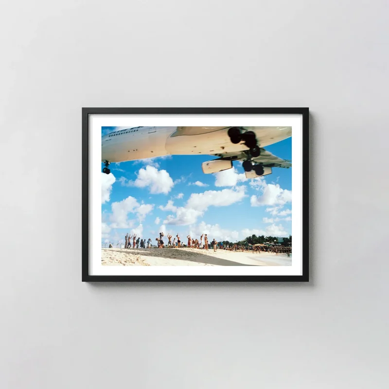 Kevin Cooley Print | Air France Landing, St. Maarten (2007) Aviation Wall Art