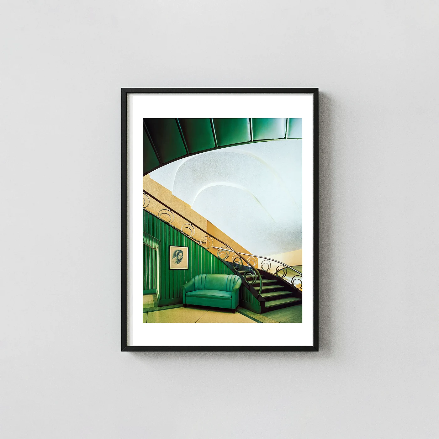 Michael Eastman Print | Hollywood Theater, Havana (2010) Cuba Color Photography Wall Art Michael Eastman Print | Hollywood Theater, Havana (2010) Cuba Color Photography Photography Prints Xe2X80X93 Portrait Frame Wall Art Mockup | Merchfuse