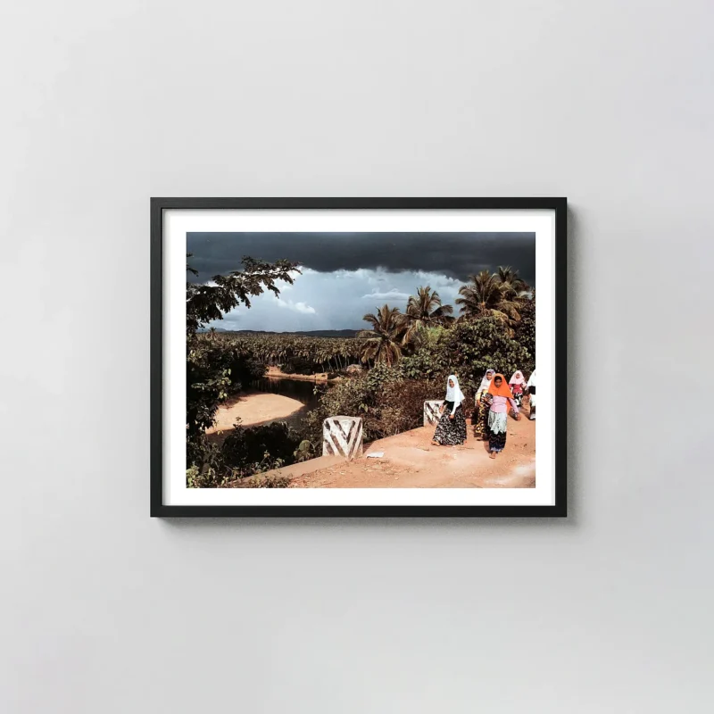 Raghubir Singh Print | Muslim School Girls, Kerala (1984) India Color Photography Wall Art